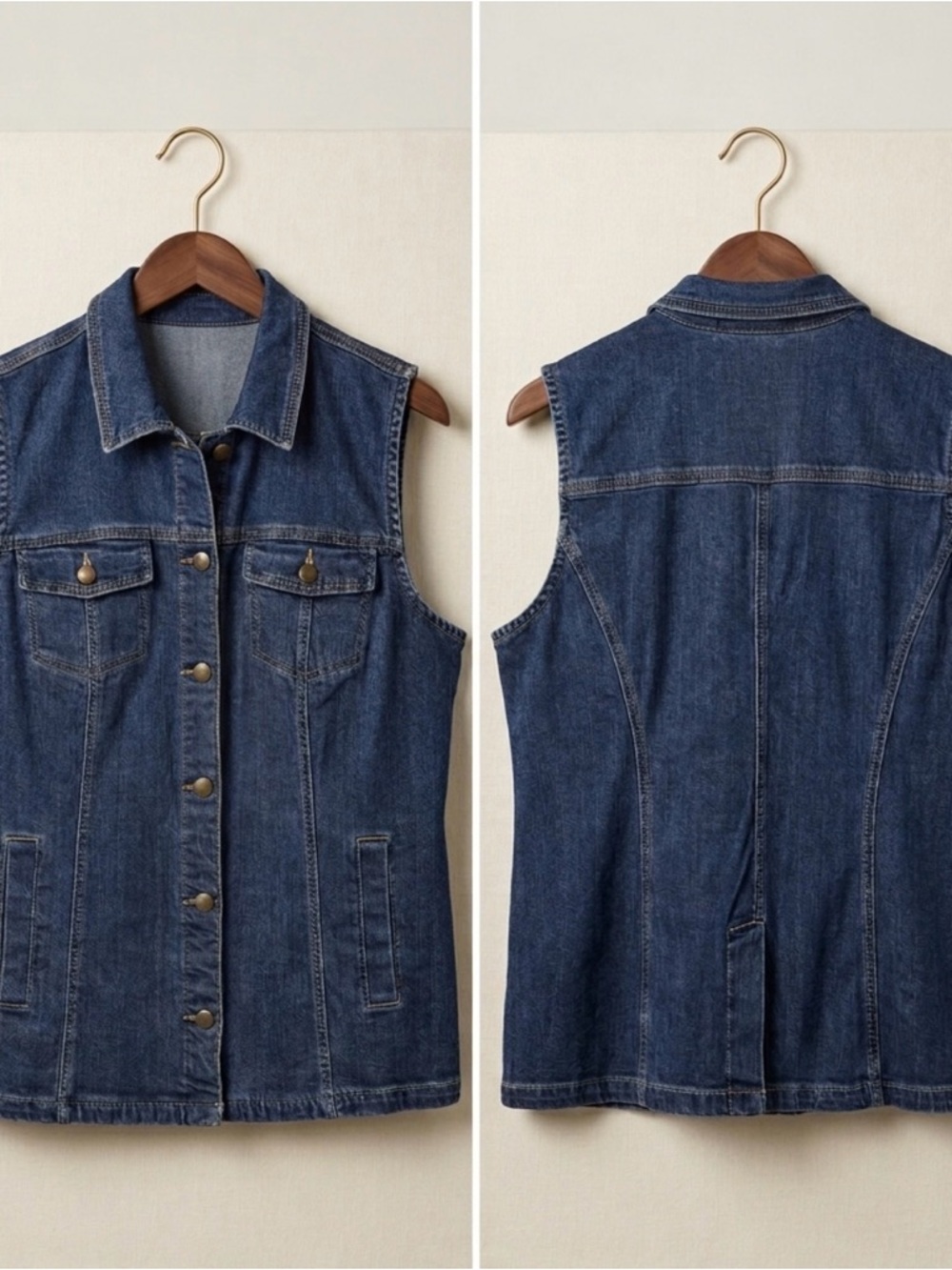 Women's Denim Vest - Liz & Me